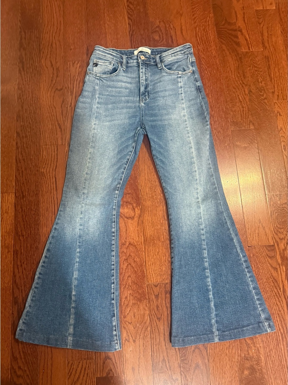 KanCan Mid-Rise Light Blue Flare Jeans